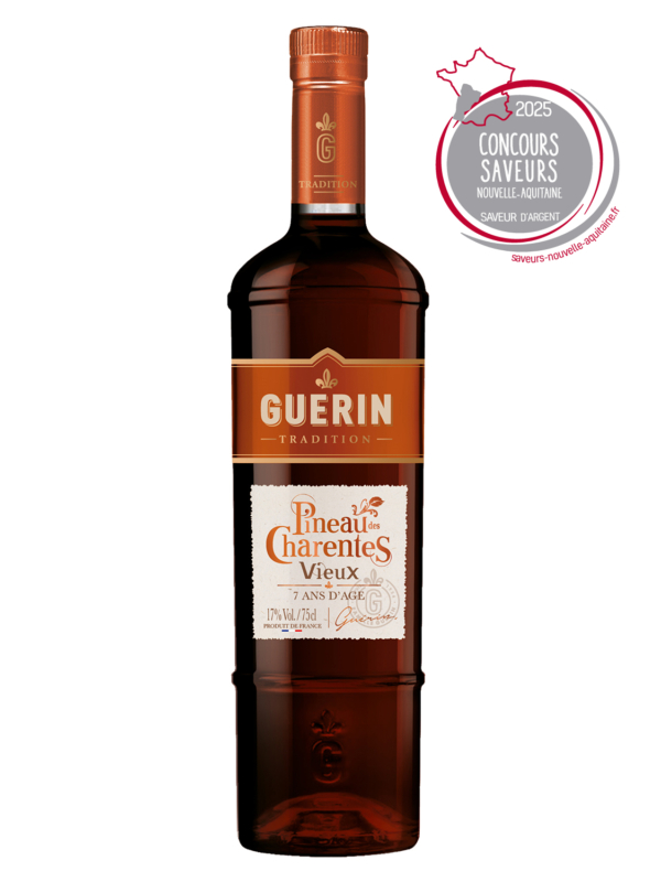 Vieux Pineau des Charentes rouge médaille d'argent au Concours des saveurs Nouvelle-Aquitaine 2025
